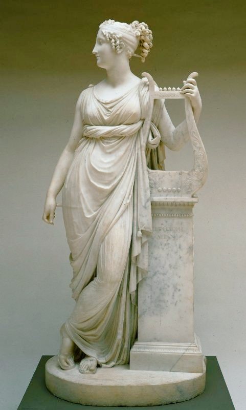 The muse Terpsicore by A. #Canova (1757-1822) #marble #fineart