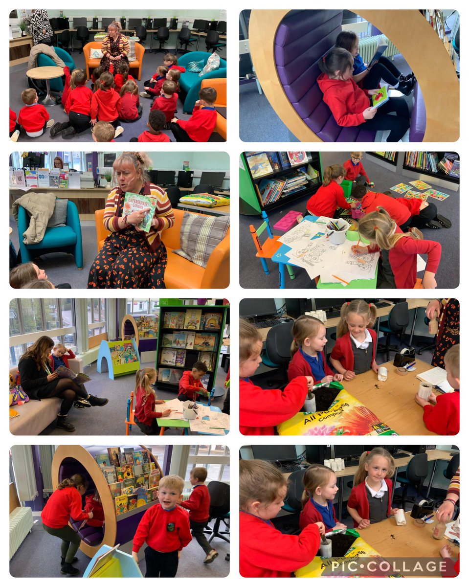Year 1 went to the library and had a wonderful time 📚