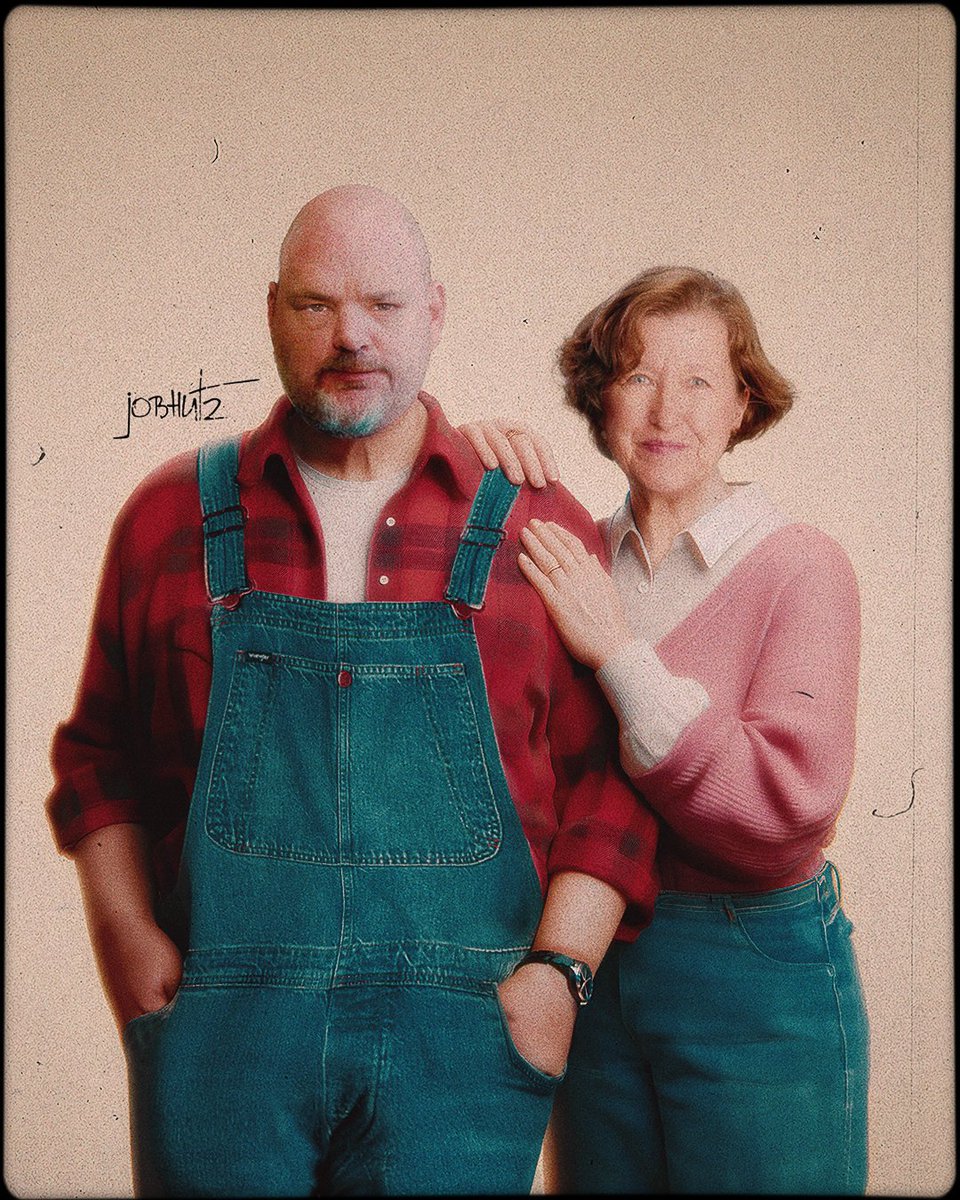 #DCU fan character poster n. 16 -  Pruitt Taylor Vince and Neva Howell as Jonathan and Martha Kent

@JamesGunn 

#PruittTaylorVince #NevaHowell #Superman #Superman2025 #SupermanLegacy #DCU #DC #DetectiveComics #Poster #Cinema #Movie #ConceptArt #FanArt