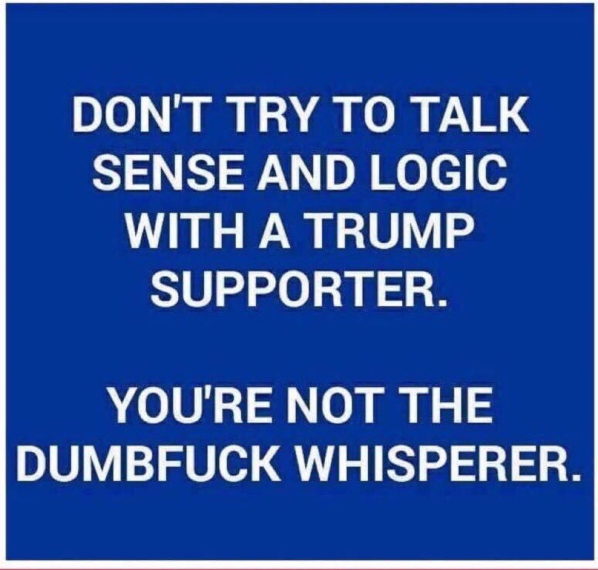 GTrumpism's tweet photo. @stonertitan2008 @Dubes123 @imjdsharp @AriMelber Cool... since Dems control the Senate, Biden should immediately get Seal Team 6 on that orange waste of space, and save the country the trouble of a prolonged trial! 👍
#YourRulesNotMine
#Cult45 #CrackPots https://t.co/e8rydsh5fm