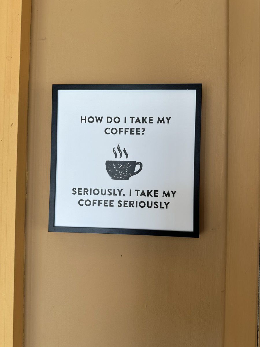 I co-sign this sign. #CoffeeLovers