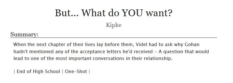 For <a href="/DB_HanVi/">HanVi 2024</a> prompt 6 "Career Day" I scheduled this re-upload of my story "But... what do YOU want?" even though I'm on a hiatus.

archiveofourown.org/works/43373842