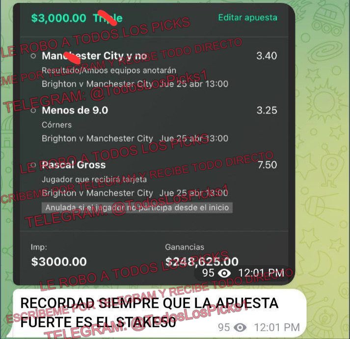 MATÍAS BETS 
STAKE 50 Y FUNBET 

¡TODOS SUS PICKS PREMIUM GRATIS AQUÍ! 👇
t.me/TodosLosPickss