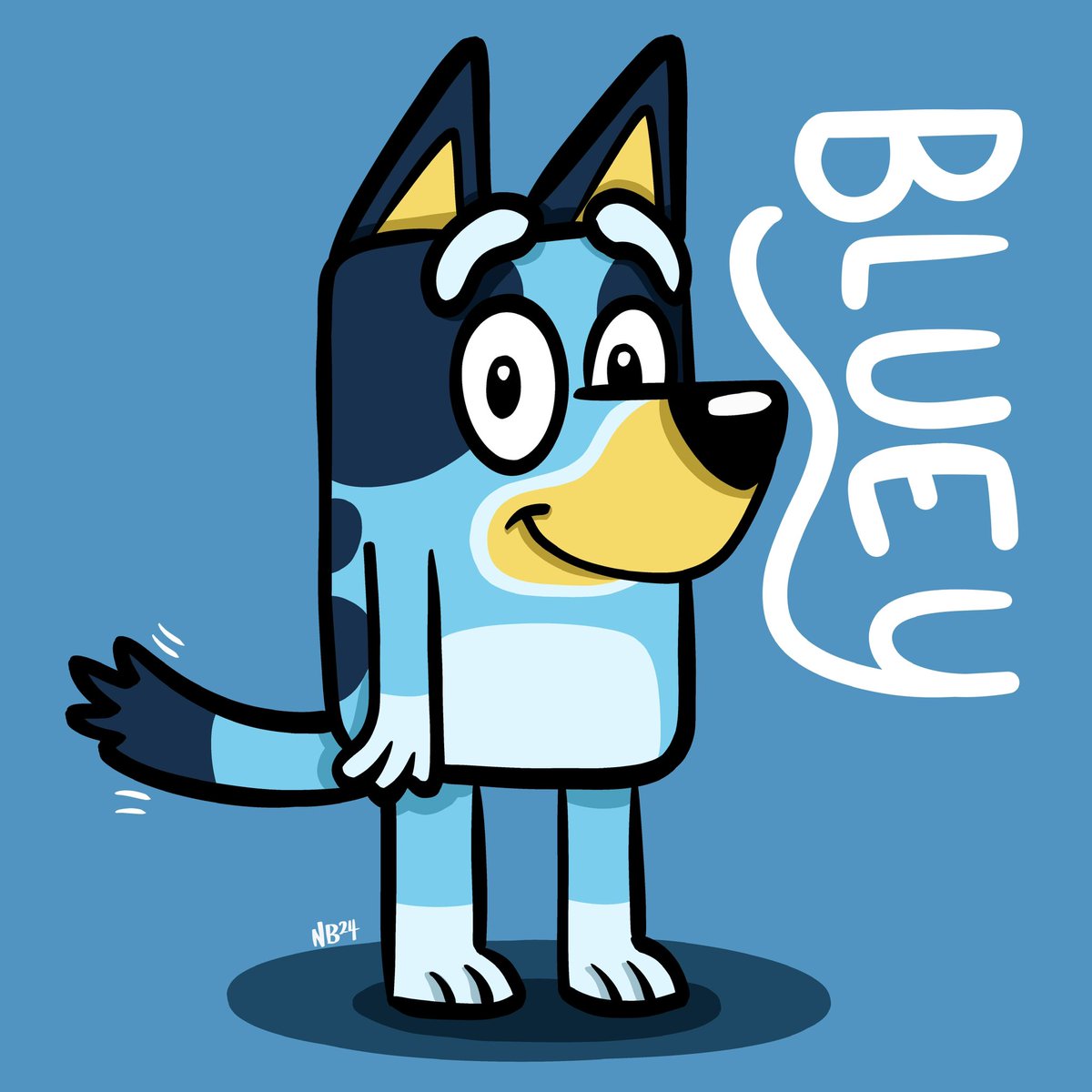 A bit of Bluey fan art! @OfficialBlueyTV