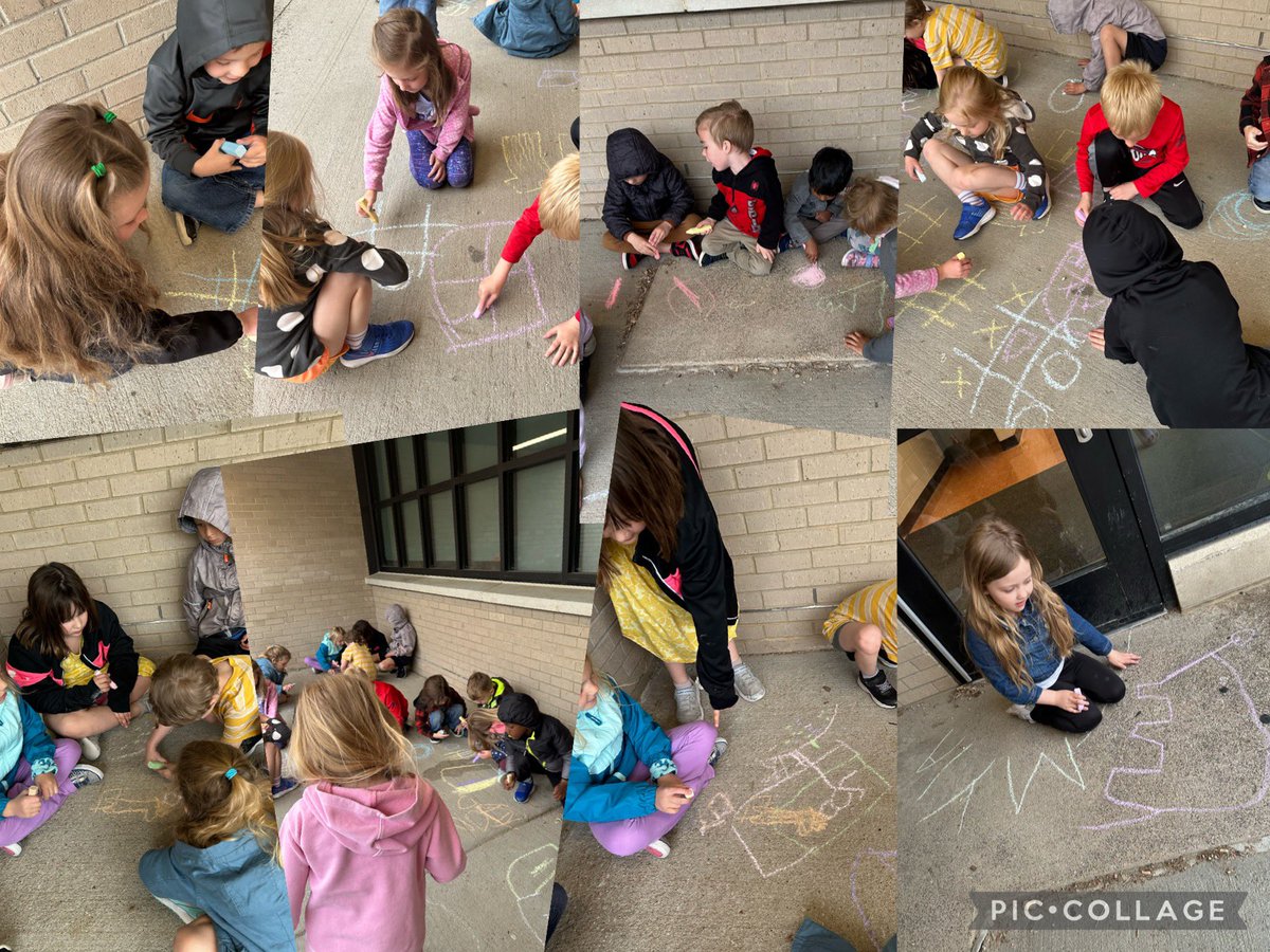 @NorrisElem when it 🌧️we chalk! 
@CroomMelissa @kristin_dolezal @MillardPS  #proud2bMPS