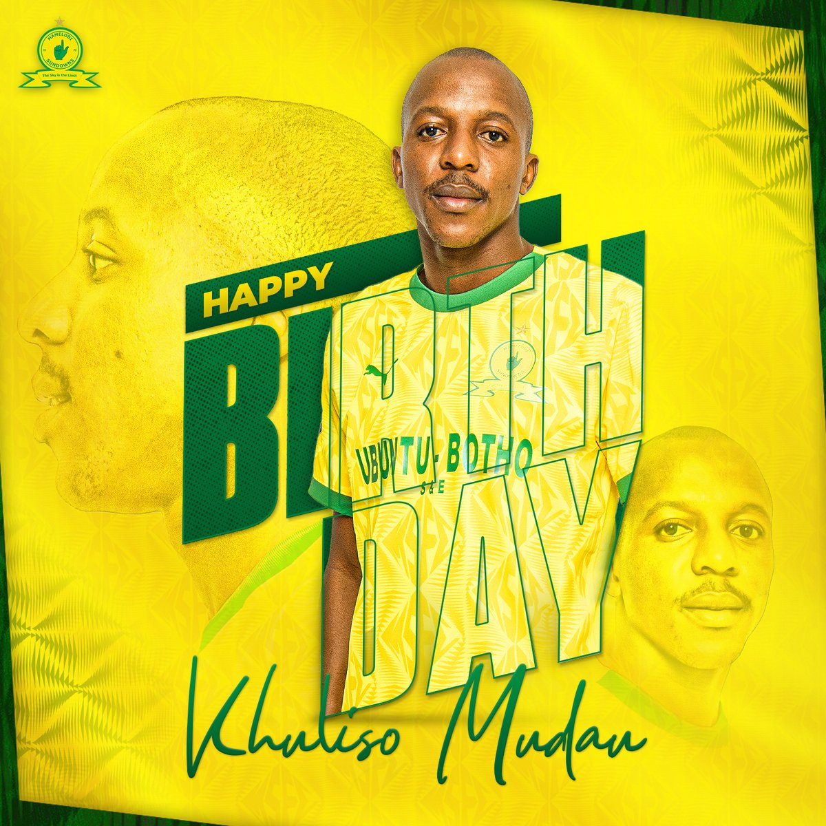 Masandawana, let's wish Khuliso Mudau a very happy birthday! 🎂💛 Drop your birthday message for The Sailor below!👇 ⁣ #Sundowns #HappyBirthdayKhuliso