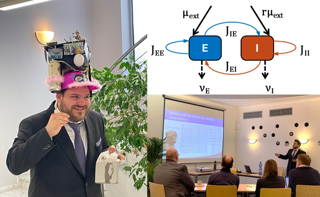 Congratulations to Pierre Ekelmans for the first CMMS PhD at FIAS 🎓👏! He defended his doctoral thesis in computational biosciences at the laboratory of FIAS Fellow Tatjana Tchumatchenko, focussing on the theoretical analysis of neuronal dynamics. fias.news/en/news-public…