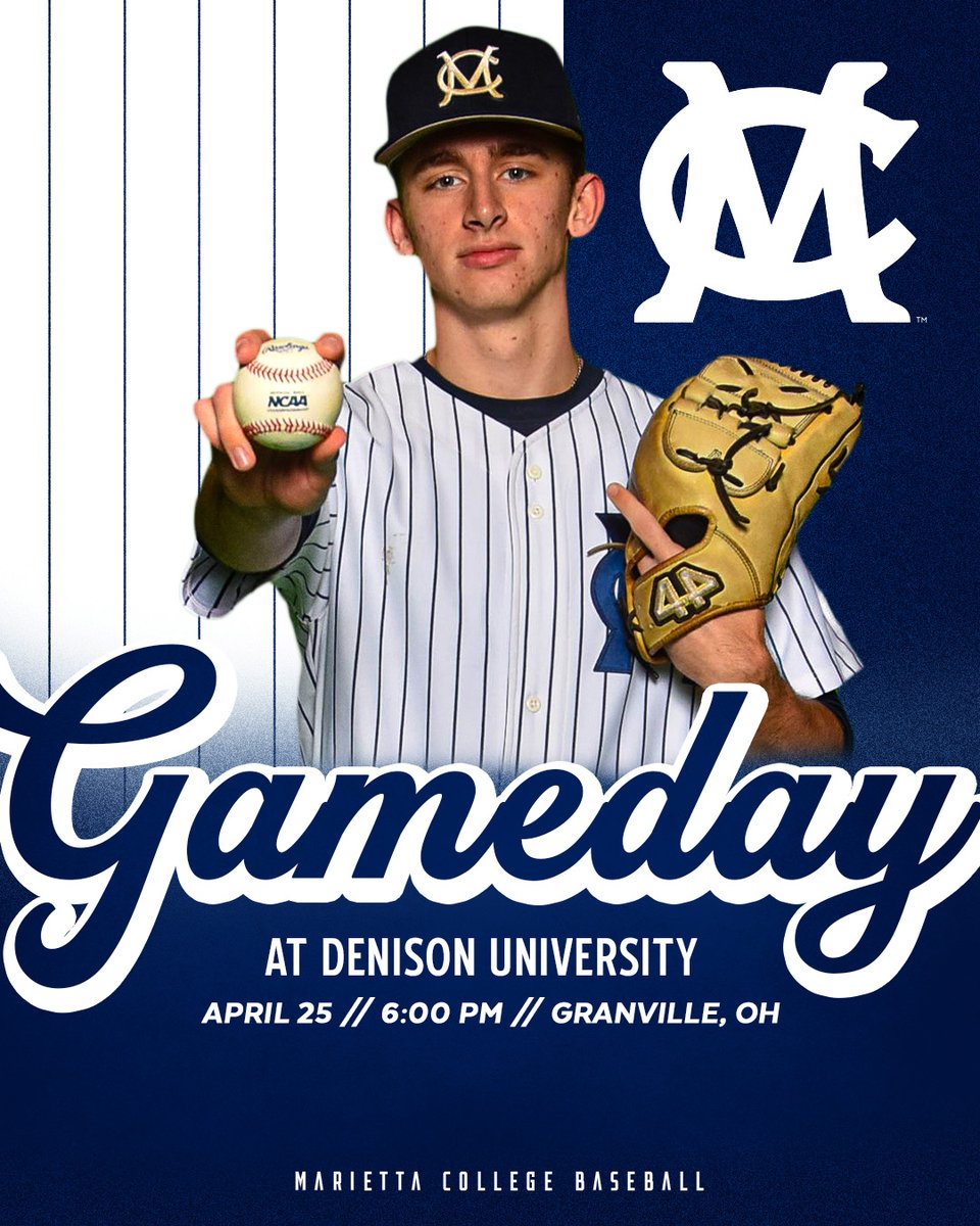 Another great opportunity as we take on No. 2 Denison this evening in Granville. Follow the game online. #EttaExpress #PioNation #d3baseball 📺 tinyurl.com/bd66sfxc 📊 tinyurl.com/msu355k7 📻 wmoa1490.com/89