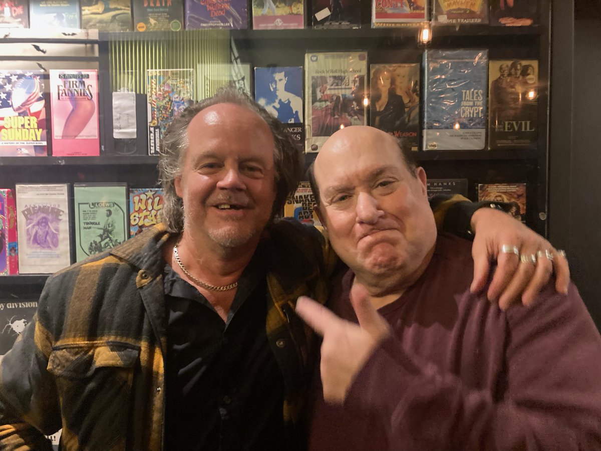 TBT - Oct 15, 2023: Larry Fessenden and William Lustig at the Brooklyn Horror Film Fest.