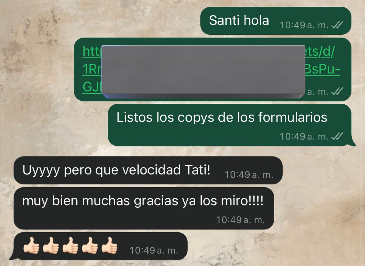 a mí lo mejor que me pueden decir en el trabajo es que soy rápida, porque esa gente que es toda lenta la odio y yo no autorizo ser parte de ese combo