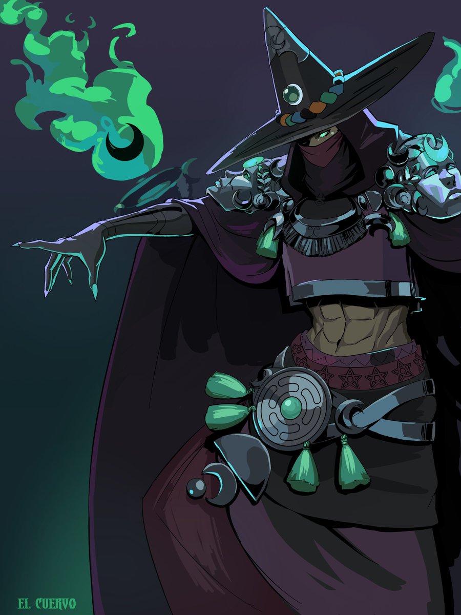 CuervoDraws's tweet photo. Been working on this Hecate for a while, love her design!
#hades2  #HadesGame https://t.co/fziwNsc0vb