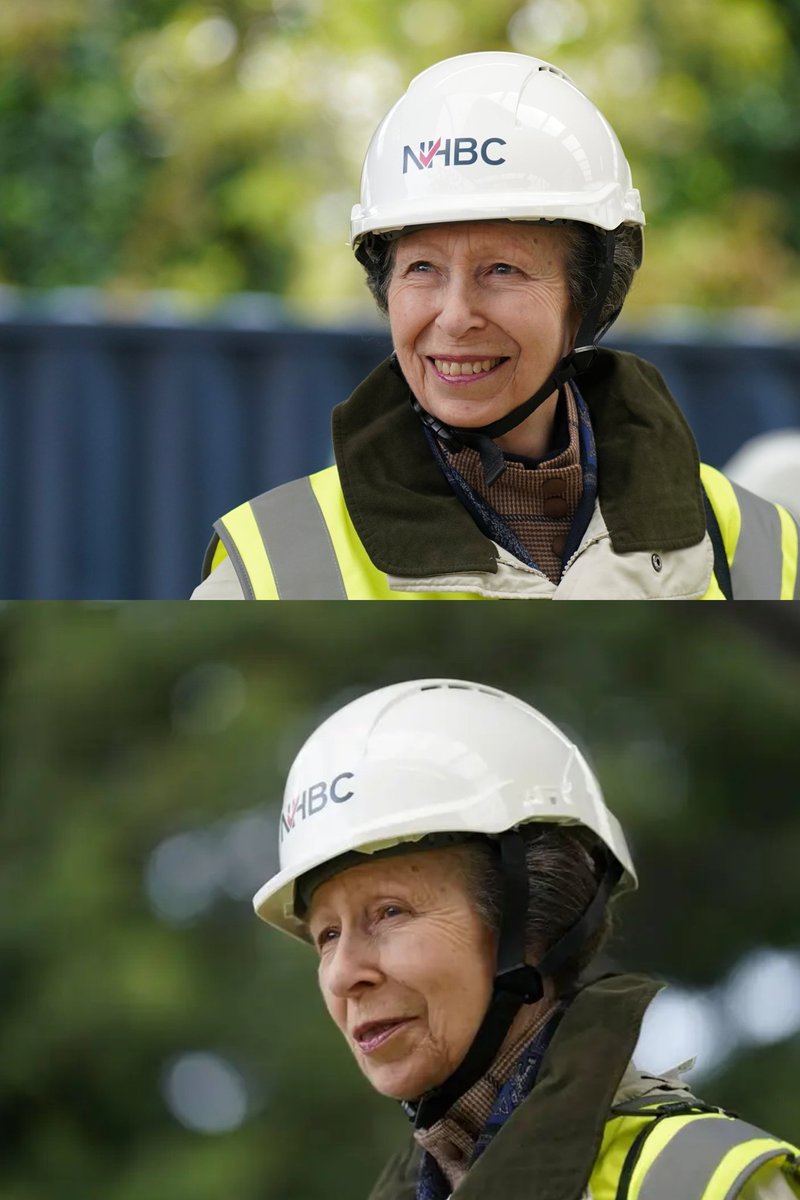 Amazing shots of the Princess Royal by @jjgiddens at the opening of the National House Building Council's Apprenticeship Training Hub in Cambridge, today!