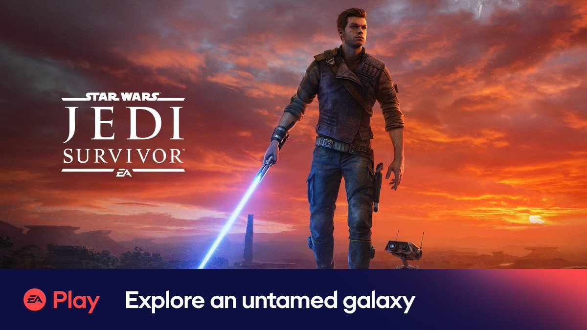 STAR WARS Jedi: Survivor is available on Xbox Game Pass Ultimate/PC Game Pass/EA Play bit.ly/4bdUT7x