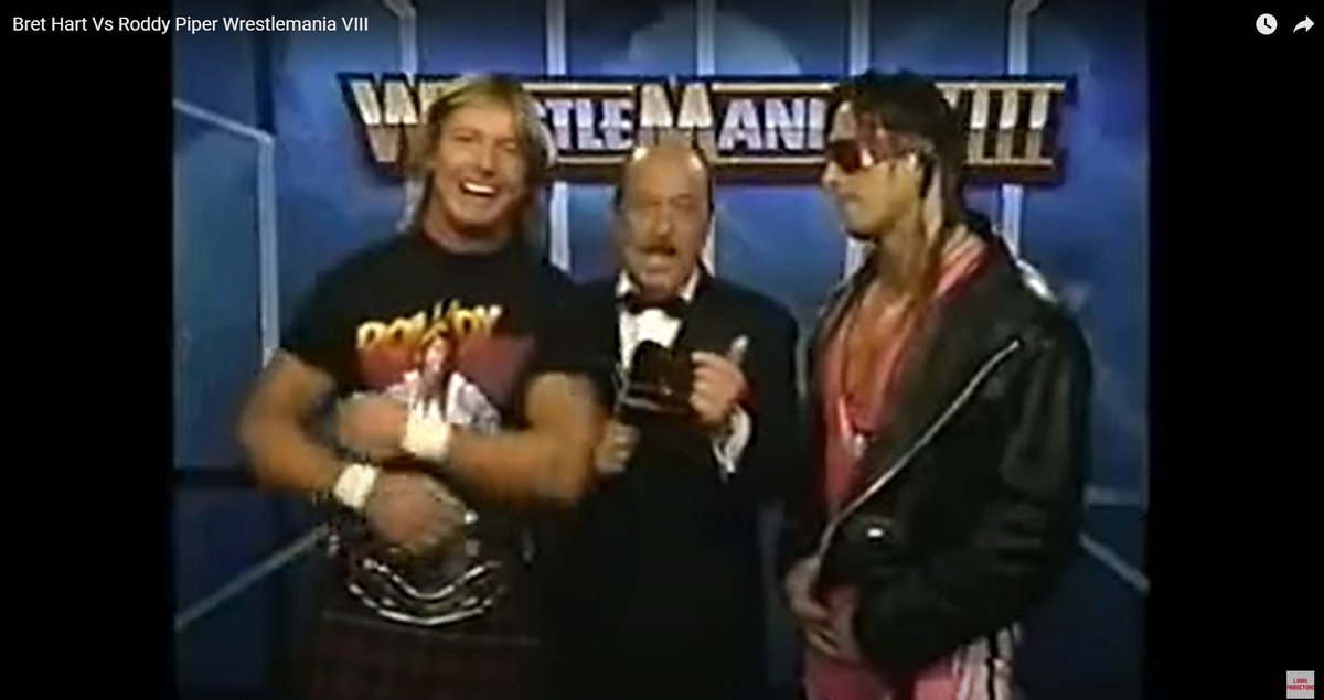 mochimitsu_TKGW's tweet photo. 今日はこれを観ながら。この時のパイパーが男前で好き!
Bret Hart Vs Roddy Piper Wrestlemania VIII
#WWE
#RoddyPipper
#BretHart
#Wrestlemania
https://t.co/9CqRLFAWOt https://t.co/GYufvuUvOO