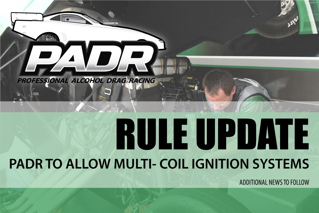PADRSeries's tweet photo. PADR Adjusts Ignition rules - Allowing multi-coil, Distributorless, Direct Ignition Systems
There will be an official statement in the next few days regarding this rule update.
#PADR #ProAlcoholDragRacing #TAFC #TopAlcoholFunnyCar #ProAlcoholFunnyCar https://t.co/G0EFGNlwiQ