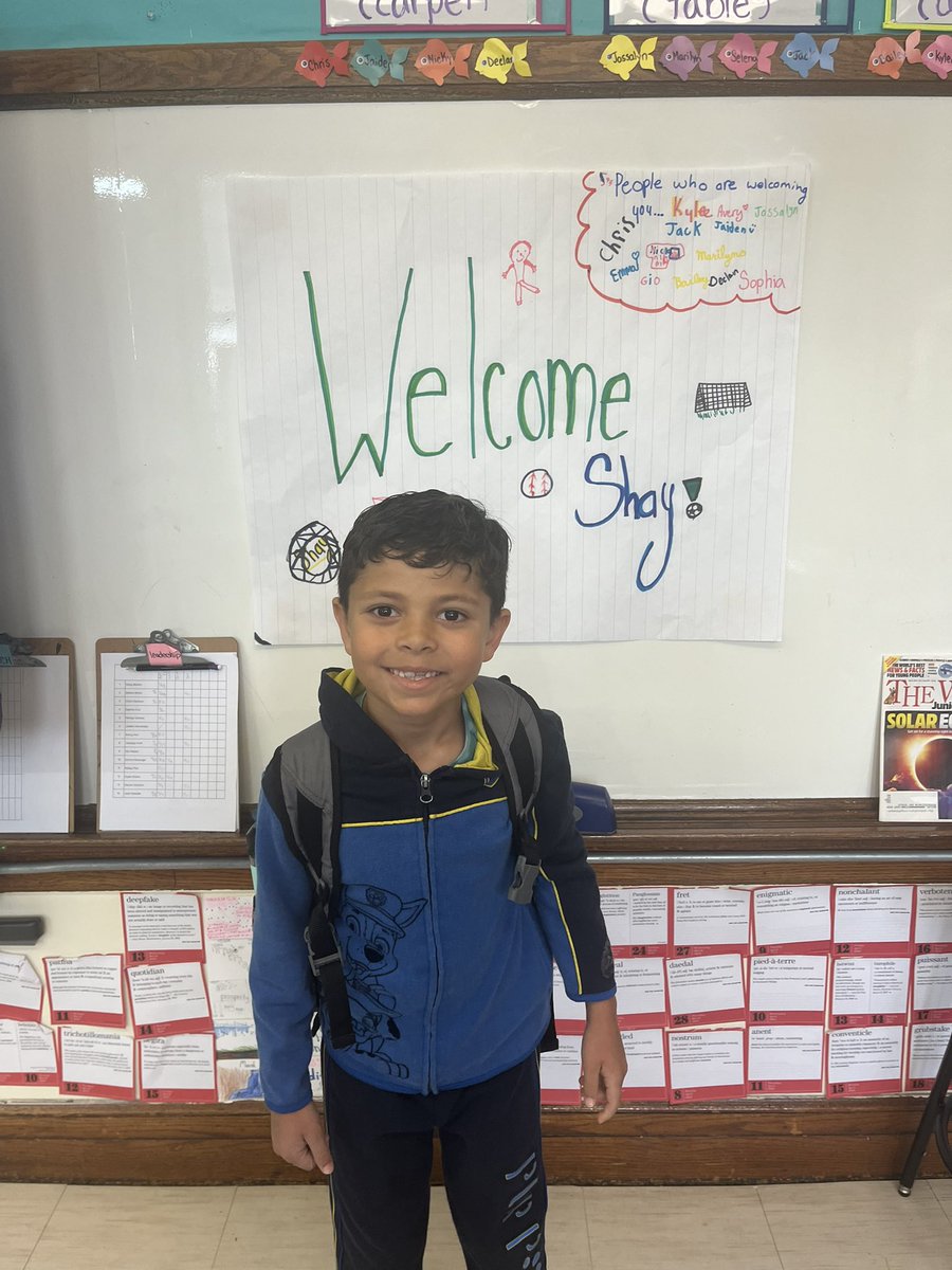SwamyVikings's tweet photo. 5th grade was SO welcoming &amp; kind to Shay today!! 🥰 @FSDVikings https://t.co/Ohi51Ka4sw