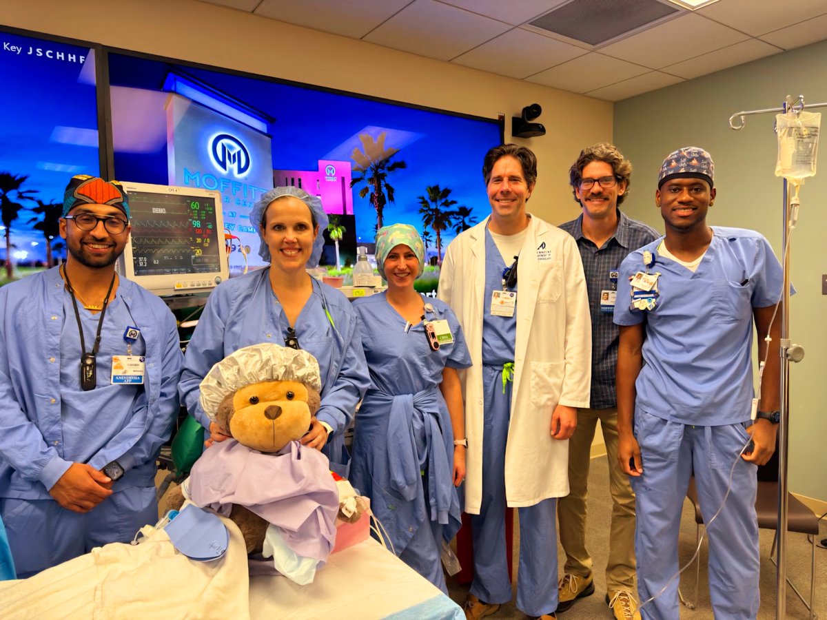 The @MoffittNews Department of #Anesthesiology definitely produced a few budding #anesthesiologists on Bring a Kid to Work Day! Special thanks to all the team members that made this day special for the kids! @Interior @ASALifeline @PatrickHwuMD