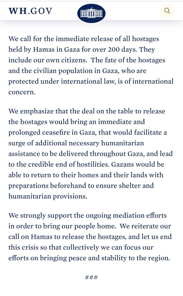 In a powerful joint statement, 18 countries have united to demand the immediate release of hostages being held in #Gaza. 🇺🇸🇦🇷🇦🇹🇧🇷🇧🇬🇨🇦🇨🇴🇩🇰🇫🇷🇩🇪🇭🇺🇵🇱🇵🇹🇷🇴🇷🇸🇪🇸🇹🇭🇬🇧