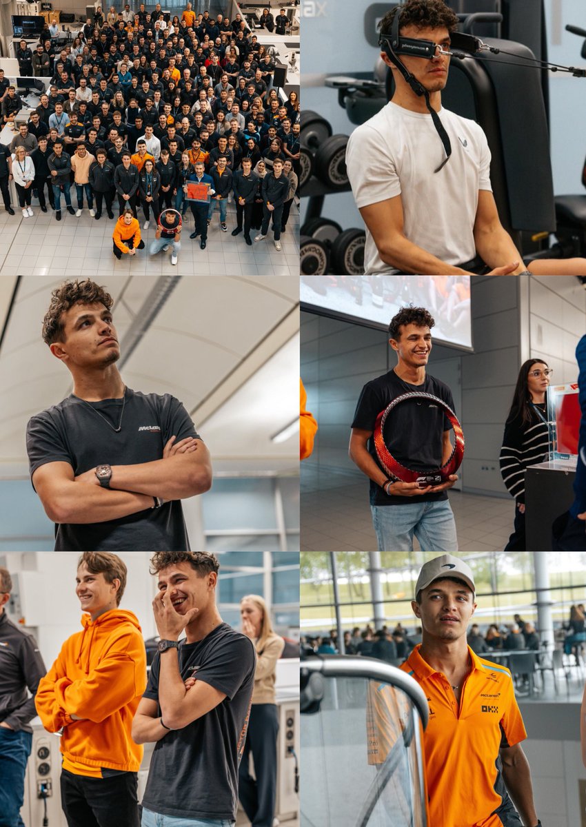 ln4norris's tweet photo. MTC visits will never disappoint 🧡 https://t.co/Hz0t3rpRbR
