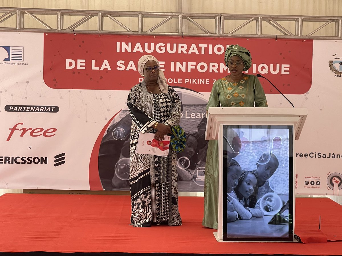 seydou_badiane's tweet photo. Inauguration de la salle informatique de l’école #Pikine7-partenariat @free_senegal et @ericsson #Senegal #numerique #Ericsson #education https://t.co/AX61oPhFQ8
