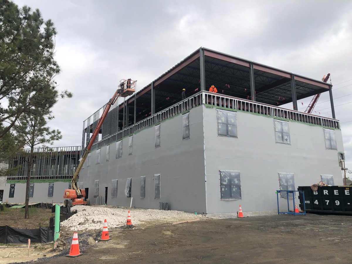 JonathonRondeau's tweet photo. It's Talbot Day here in Easton and this morning ⁦@TheArcCCR⁩ hosted tours of the progress being made at Port Street Commons, future home to The Arc at Port Street and The Residence at Port Street. https://t.co/oTLjdHtlJg