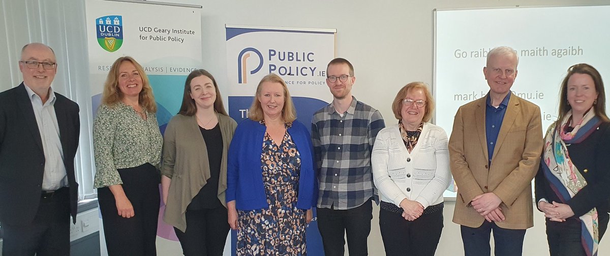 Thanks to @UCD_Research @ucdgearyinst for coordinating a really interesting discussion, with @MaynoothUni on how we best organise universities to better mobilse research for evidence informed public policy.