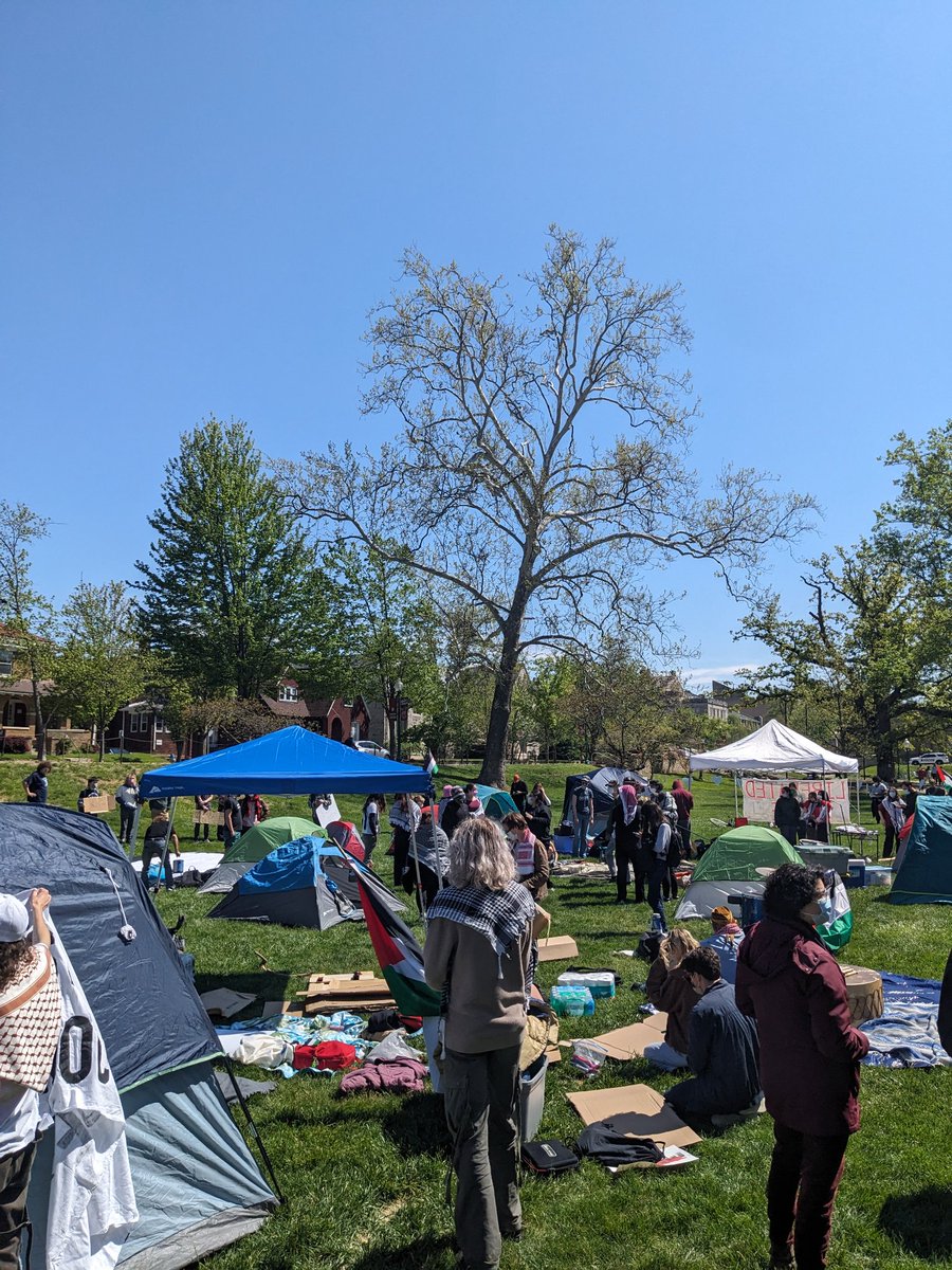 TheGreeneBJ's tweet photo. Encampment up at Indiana University 🇵🇸🇵🇸🇵🇸🇵🇸 https://t.co/sJOqMMWKpO