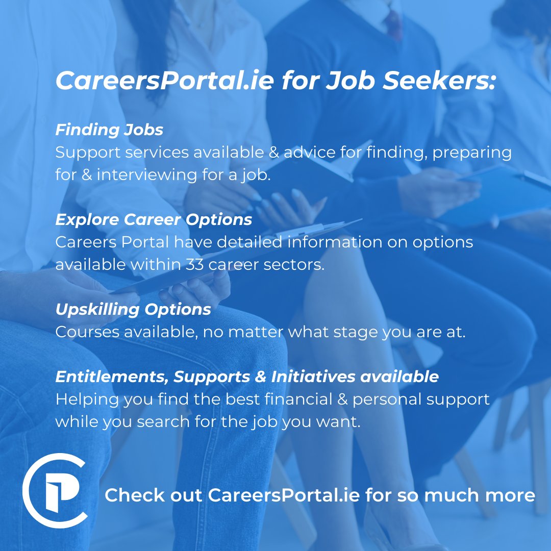 👀 Job Seekers - This one is for you! 👀 Get support and information on initiatives to help you upskill, change career or find a new job that suits you on ow.ly/gten50R8emW. Explore all here 🔗 ow.ly/rMC550R8emV