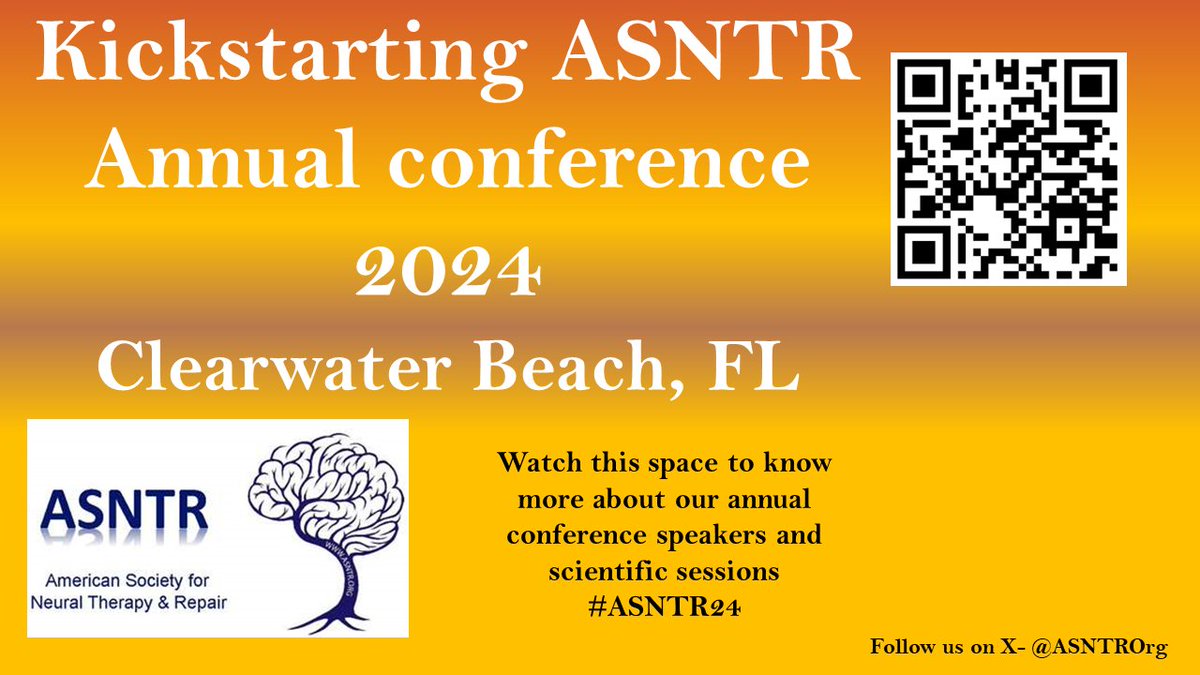 Kickstarting #ASNTR24 annual conference from Clearwater beach, FL.

DAY1 !!

Watch this space for live updates on speakers and scientific sessions. 

#annual #conference #clearwater #beach #speaker #science #brain #neural #therapy