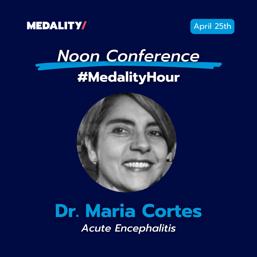 Join us live now with Dr. Maria Cortes! She will review the role of imaging in acute encephalitis, with a focus on autoimmune encephalitis. She'll also explore the def... us02web.zoom.us/webinar/regist… #MedalityHour #noonconference #radiology #MedicalImaging #encephalitis #autoimmune