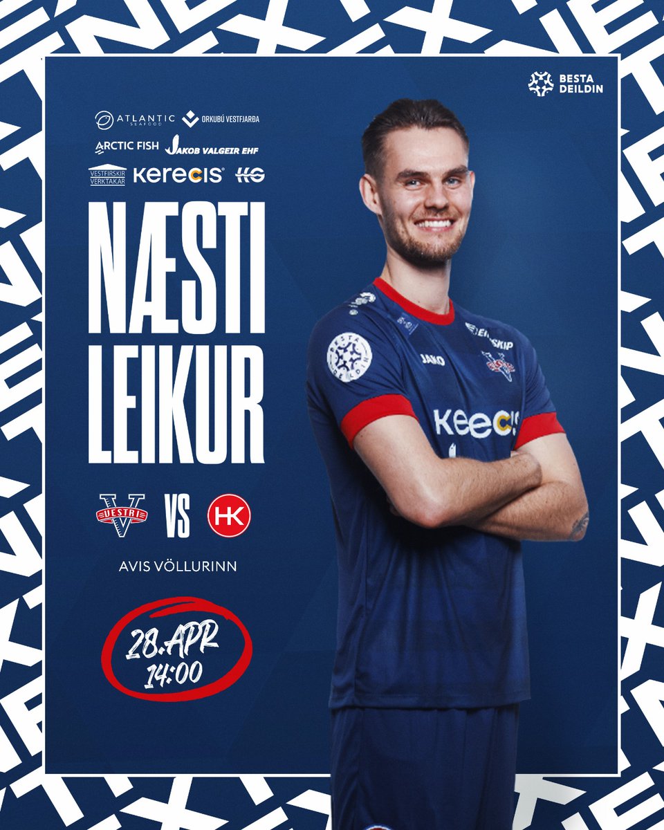 Sigur gegn flottu liði Hauka í bikarnum. Leikar enduðu 2-4 fyrir Vestra og þar með er karla liðið komið áfram í næstu umferð.
Fyrsti heimaleikur Vestra í Bestu deildinni fer svo fram á sunnudaginn þegar við fáum HK í heimsókn á Kerecisvöllinn í Laugardalnum.