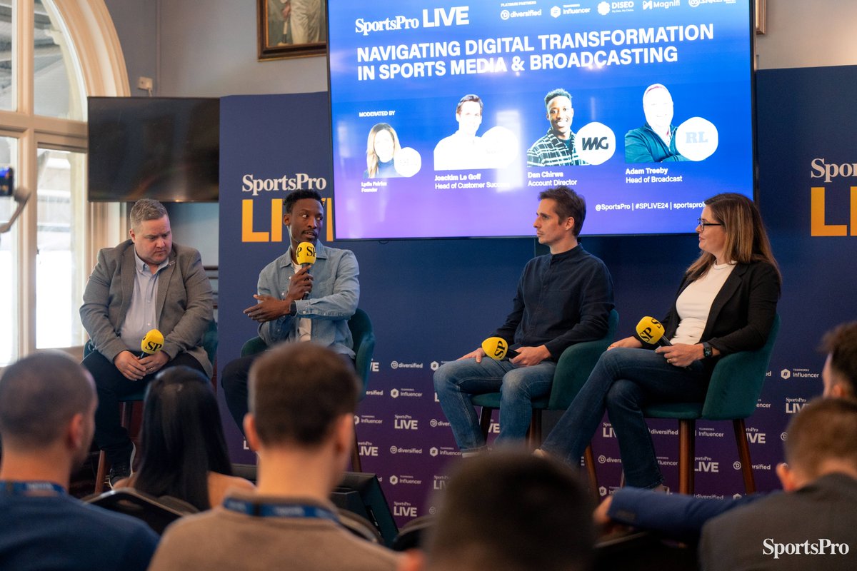 IMG’s Dan Chirwa featured at @SportsPro Live this week, sharing insights on our collaboration with Rugby League Commercial to drive the sport’s digital transformation and our work with @SuperLeague clubs and players to initiate a cultural shift within the sport. #SPLIVE24