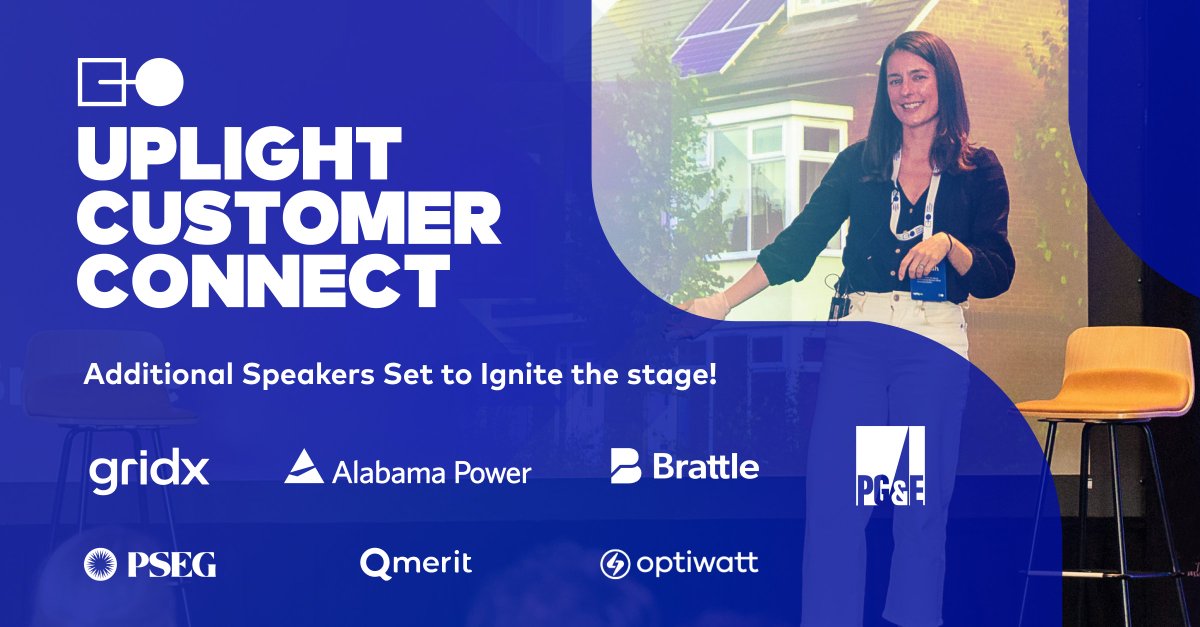Uplight's tweet image. More speakers revealed for #UCC2024! Join leaders from @GridXinc, @alabamapower, @PGE4Me, and @TheBrattleGroup to discuss unlocking #LoadFlexibility with rates and enhancing #CustomerEngagement with AI: okt.to/9PRibZ