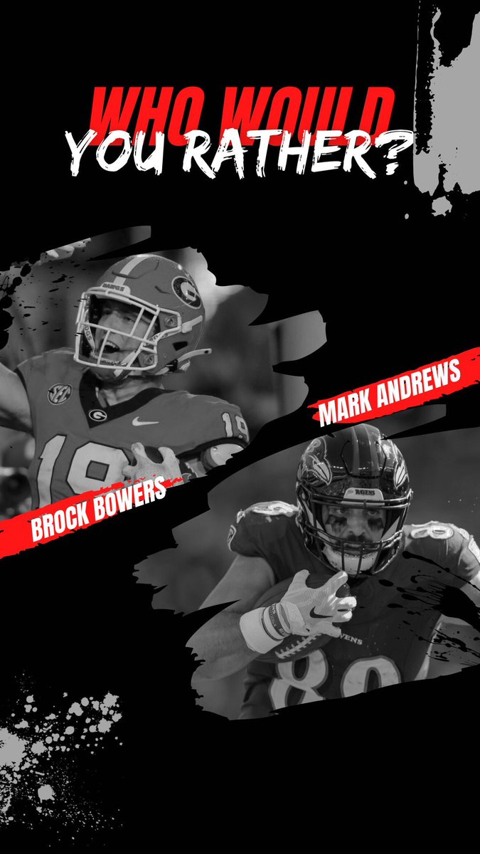 FFSQC's tweet photo. Who would you rather have at the 4-5 turn in SuperFlex dynasty drafts? Mark Andrews or Brock Bowers? https://t.co/LIYkB42jpt