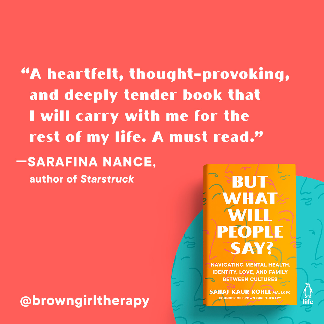 '[BUT WHAT WILL PEOPLE SAY?] is a heartfelt, thought-provoking, and deeply tender book that I will carry with me for the rest of my life.' (@starstrickenSF) 🤩 Discover @SahajKohli's paradigm-shifting book rethinking traditional therapy and self-care 👉 bit.ly/4asstGI