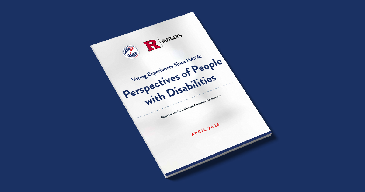 A new @EACgov and @RutgersU report reveals that since its passage 20 years ago, HAVA has improved the voting experiences of people with disabilities. Discover key findings and the work still left to be done here: eac.gov/election-offic…
