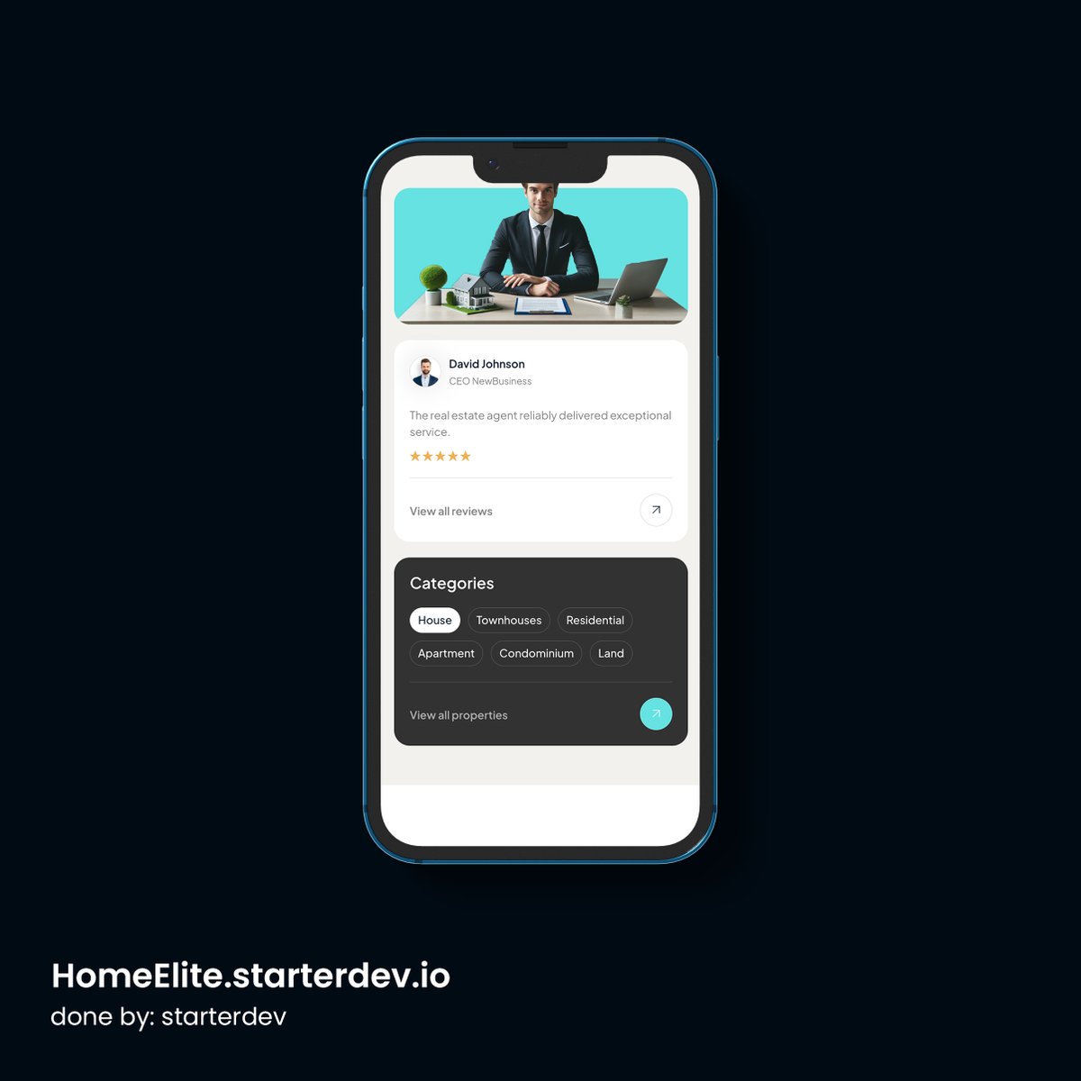 starterdevinc's tweet image. HomeElite 🏡✨ • Mobile Website Design View

Live Website - homeelite.starterdev.io
.
.
.
#digitaldesign #webdesign #websitedesign #webdesigner #dailywebdesign #html #javascript #website #starterdev