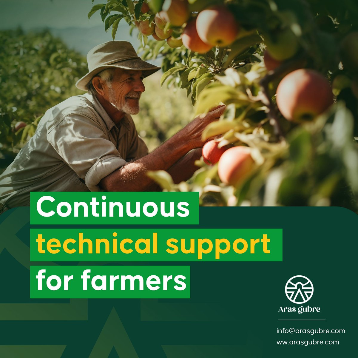 Aras Gubre: Continuous technical support for farmers
#aras_gubre #agriculture #farming #fertilizer #npk #npkfertilizer #turkiye #turkey #madeinturkey