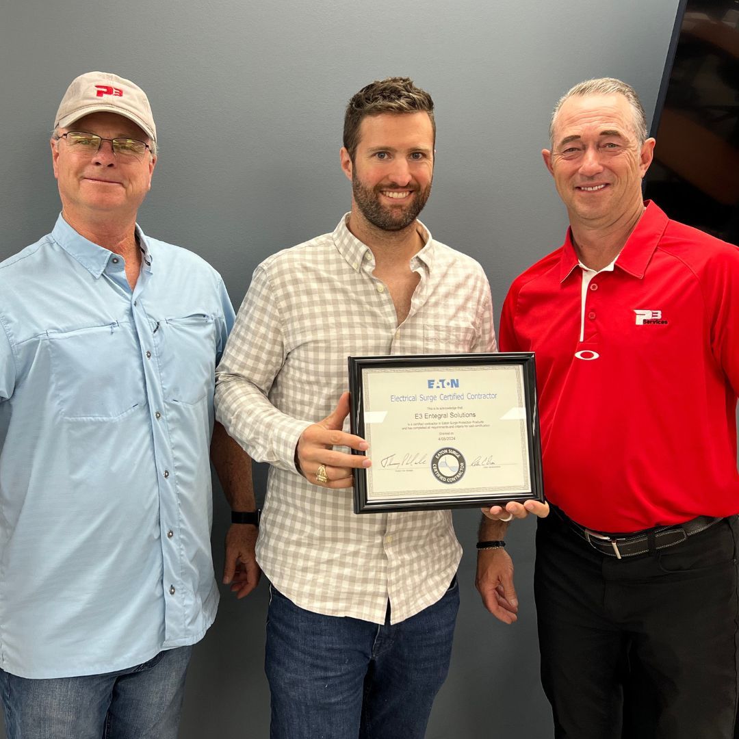 P3 is proud to be part of the Eaton Surge Certified Contractors! 👍
It was a great presentation on Eaton surge protection products!
Building confidence in power is what we do - contact us today! buff.ly/3RBFF24
#surgeprotector #surgeprotection #electricalengineers