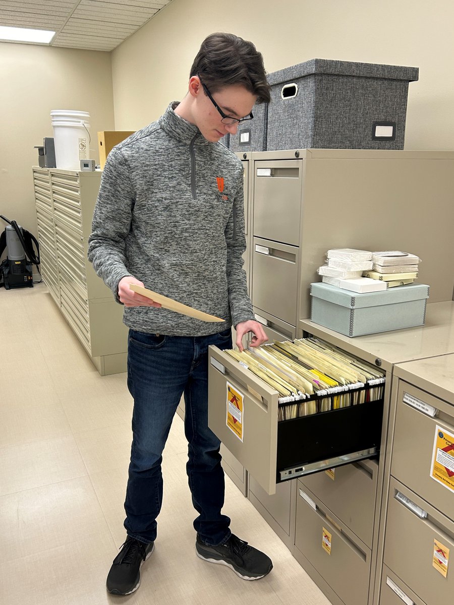 Every volunteer – and every project – makes an impact! Museum volunteer Carson has been at work reorganizing collections records from the museum’s early years to make information about artifacts easier to find. 

#ThankYou #MuseumVolunteers #CollectionsManagement #NVW2024