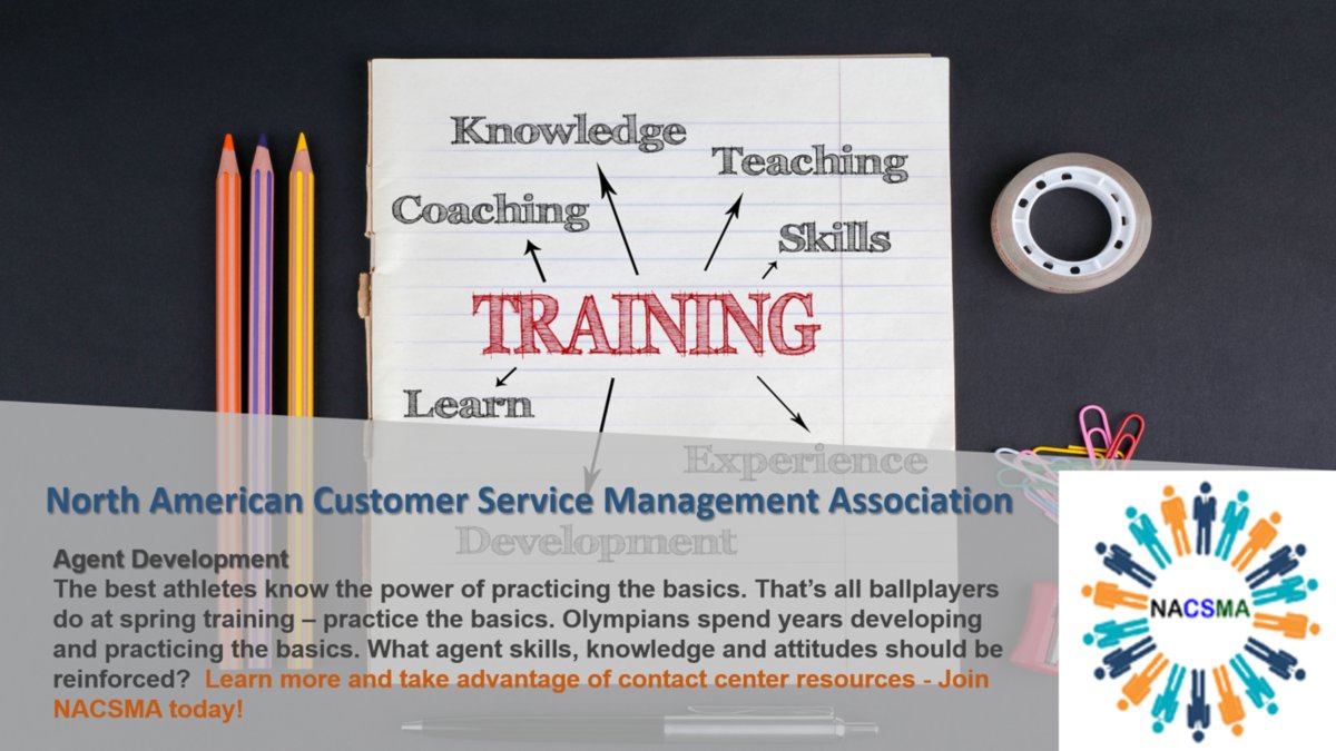 …tomerservicemanagementassociation.org/agent-skill-de…
When you invest in your current workforce today, it will pay out big dividends when expansion and growth occur later. Read more about this topic and other resources at the link above! #ongoingtraining #becomeamember #NACSMA #contactcenters #callcenters