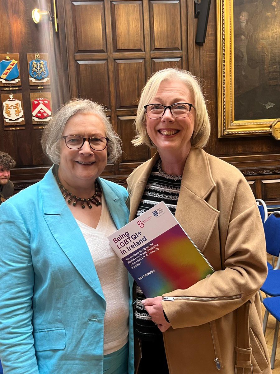 Launch of the Being LGBTQI+ in Ireland report. @Cillmurry @TCD_SNM @ReginaDo