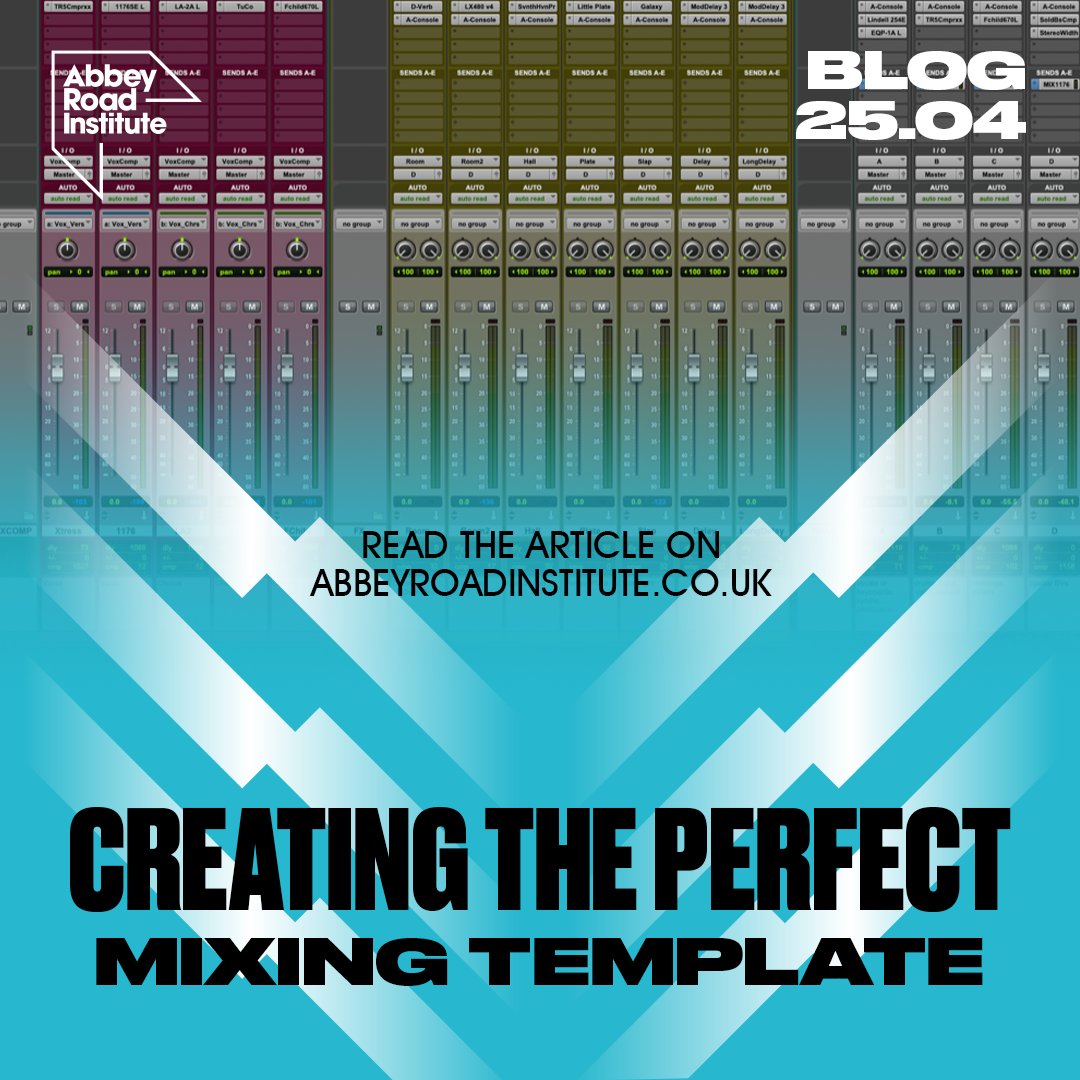 Mixing Guide 101: Creating the Perfect Mixing Template 📖⁠ In the third stage of our four-part ‘Mixing Guide 101’ series, alumnus and guest writer Carlos Bricio explores ‘Creating the Perfect Mixing Template’. ⁠ Read the full blog on our website! Link in bio 🔗⁠