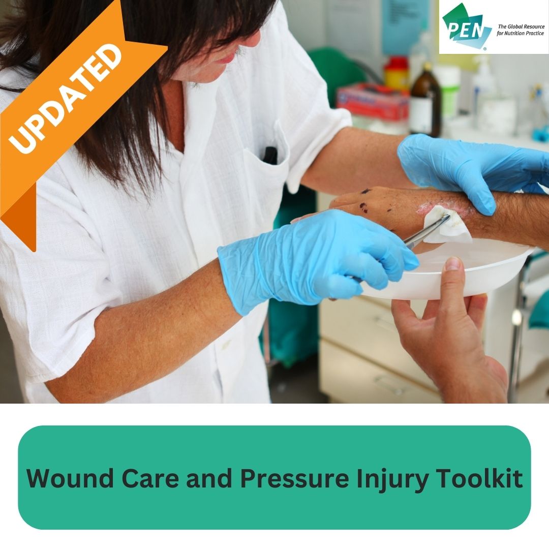 Updated Toolkit: Wound Care and Pressure Injuries! ✅ Key nutrition issues ✅ Assessment considerations ✅ Nutrition diagnoses (with NCPT) ✅ Evidence-based interventions ✅ Monitoring and Evaluation ✅ Client Handouts Access: bit.ly/3W9tPlh #PENToolkit #WoundCare
