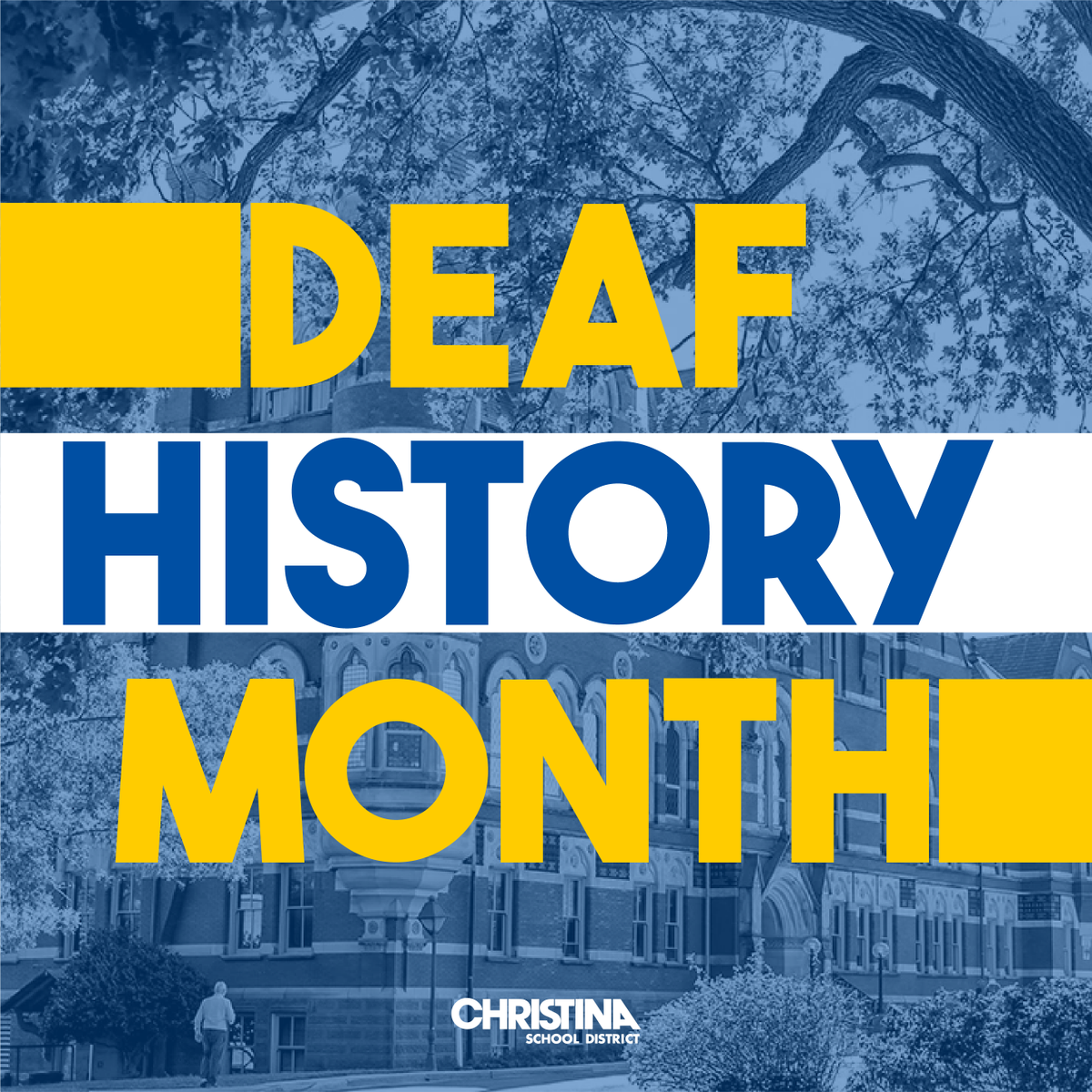 April is Deaf History Month; dedicated to the culture and milestones of the Deaf community #ChristinaCelebrates #DeafHistoryMonth