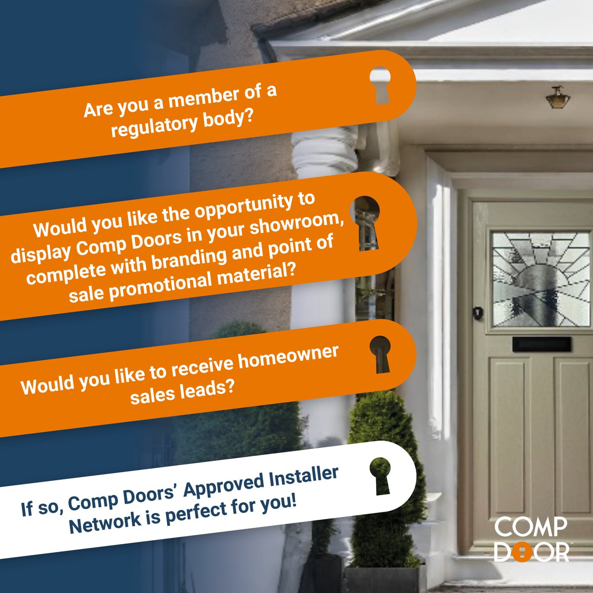 compdoor's tweet photo. Become part of our Comp Door Approved Installer Network! 📷

Simply register your interest to a member of our team. We will run through a few details with you to ensure that you meet our criteria to be a Comp Door Approved Installer. That's it!

01782 340444
info@compdoor.co.uk https://t.co/9d91IMN1Fm
