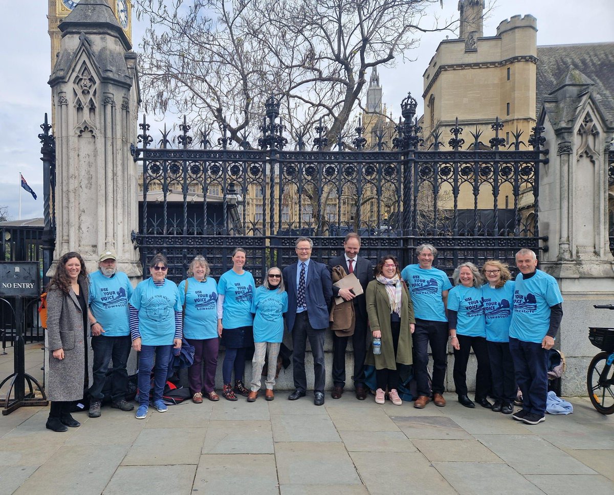 #WeAreHereLowestoft group #UseYourVoice take their voice to Westminister with their local MP Peter Aldous! Find out more about their work buff.ly/4cqOgjm