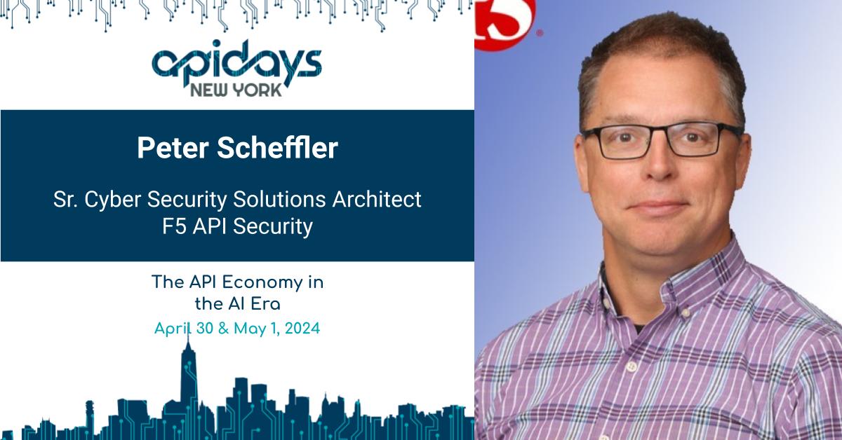 Thrilled to welcome Peter Scheffler, Sr. Cyber Security Solution Architect at @F5 API Security, to #apidays New York 2024! Join us as Peter talks about 'A Journey through API Security.' 🔗 apidays.global/new-york/