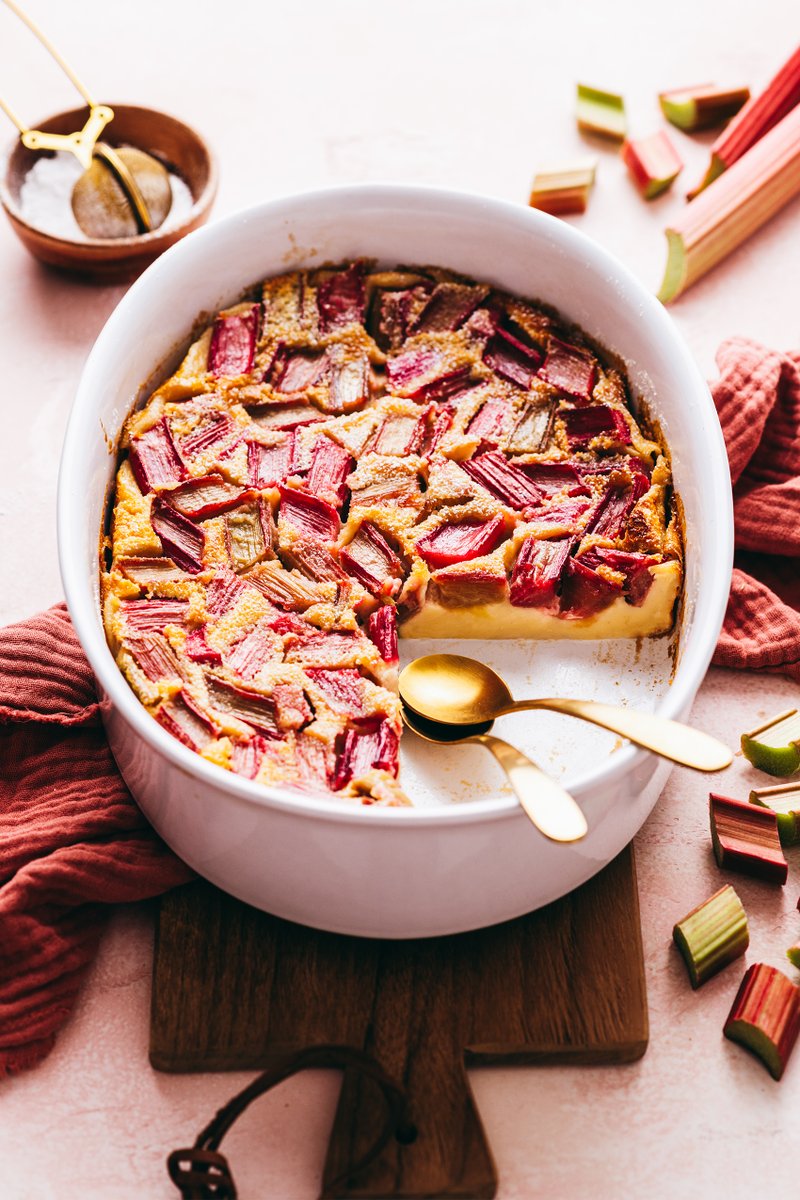 Brigitte_Sillam's tweet photo. Clafoutis Rhubarbe https://t.co/AOaabQWWZd https://t.co/8B6dWn6xie