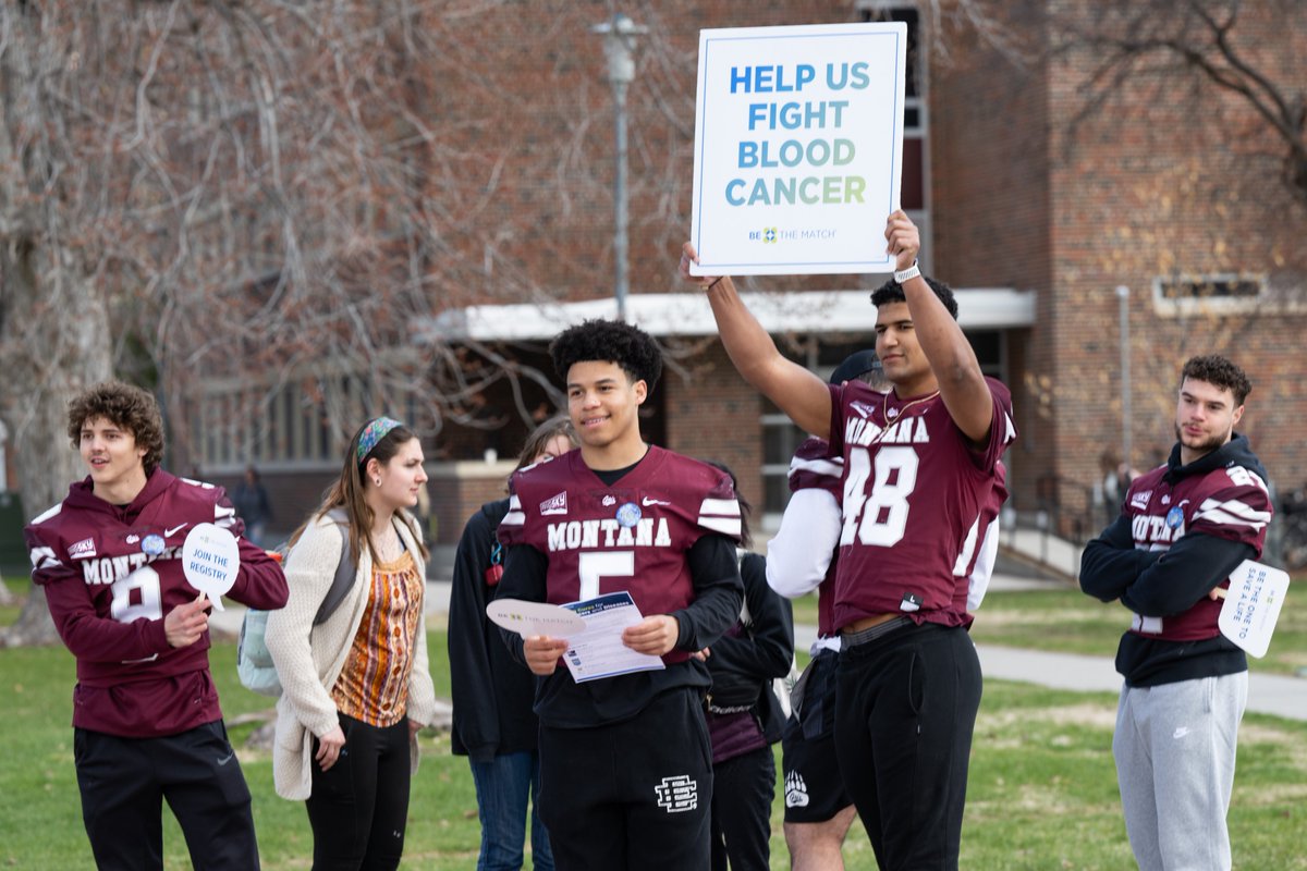 Be on the lookout for the Griz in the UC and Oval today, and help save a life! More info 👉 gogriz.com/news/2024/4/16… #GoGriz